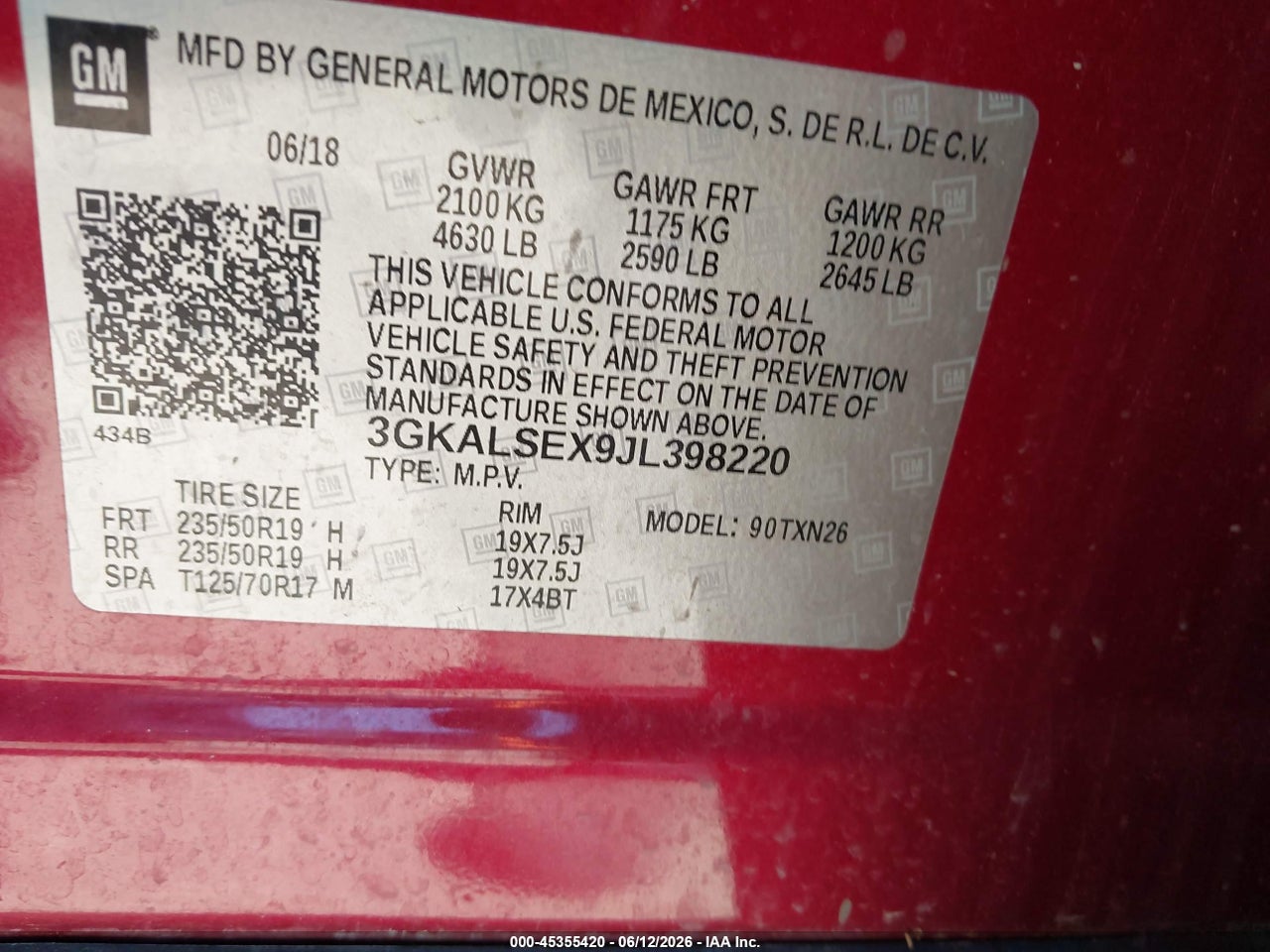 2018 GMC TERRAIN DENALI thumbnail 10