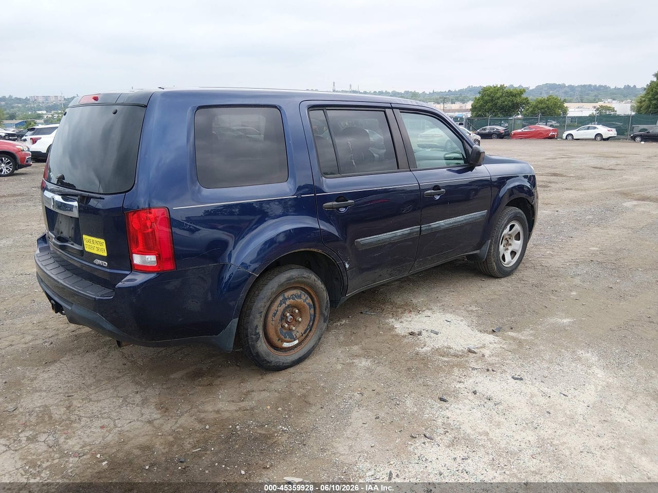 2014 HONDA PILOT LX thumbnail 5