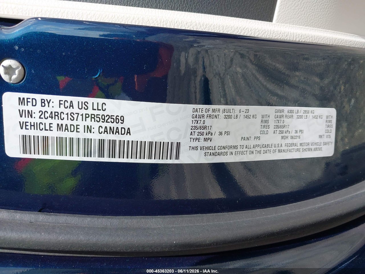 2023 CHRYSLER PACIFICA HYBRID LIMITED thumbnail 10
