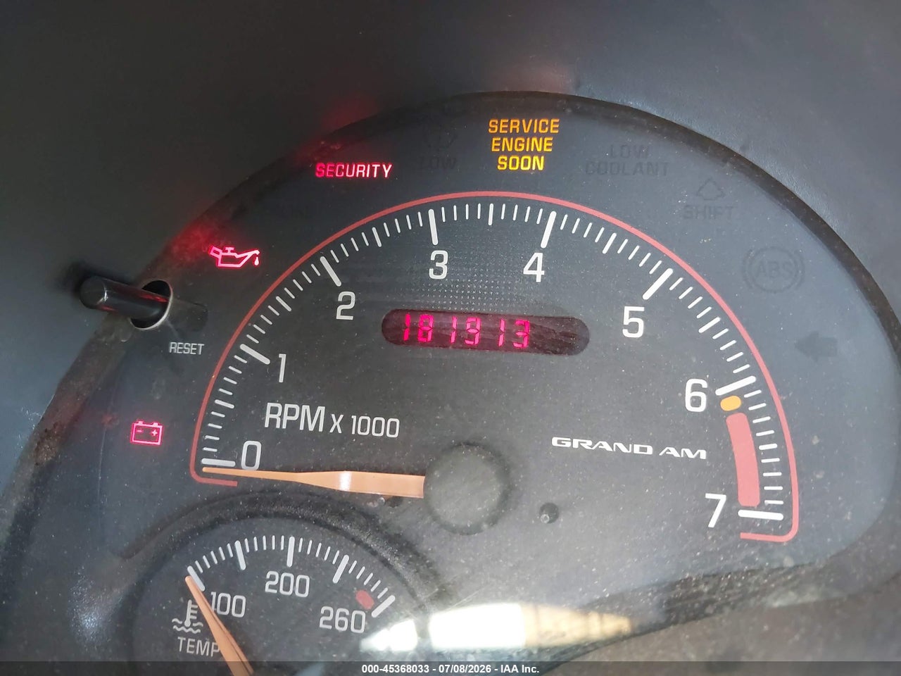 2003 PONTIAC GRAND AM SE thumbnail 8