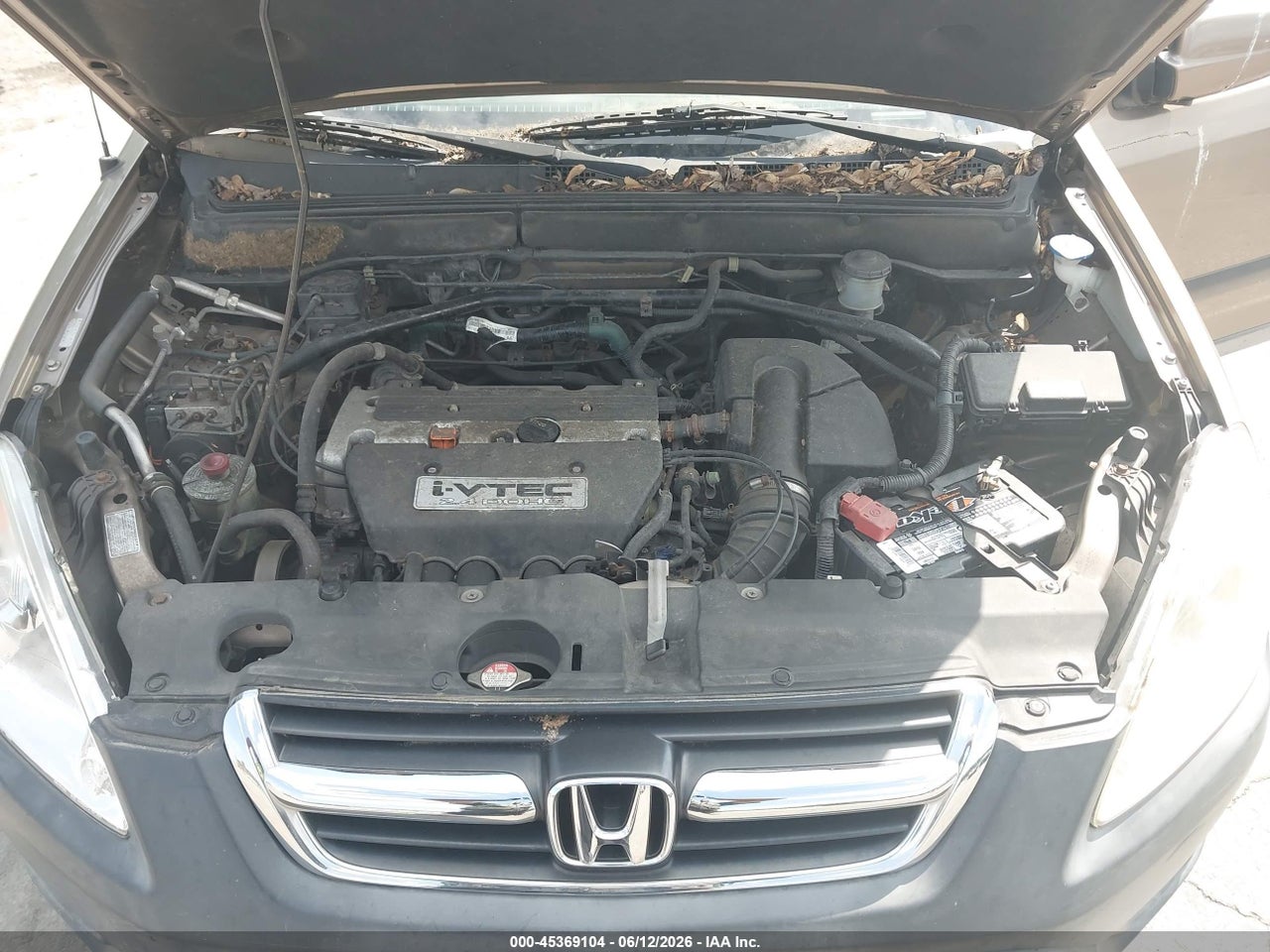 SHSRD78834U****** · 2004 HONDA CR-V EX · 10/12