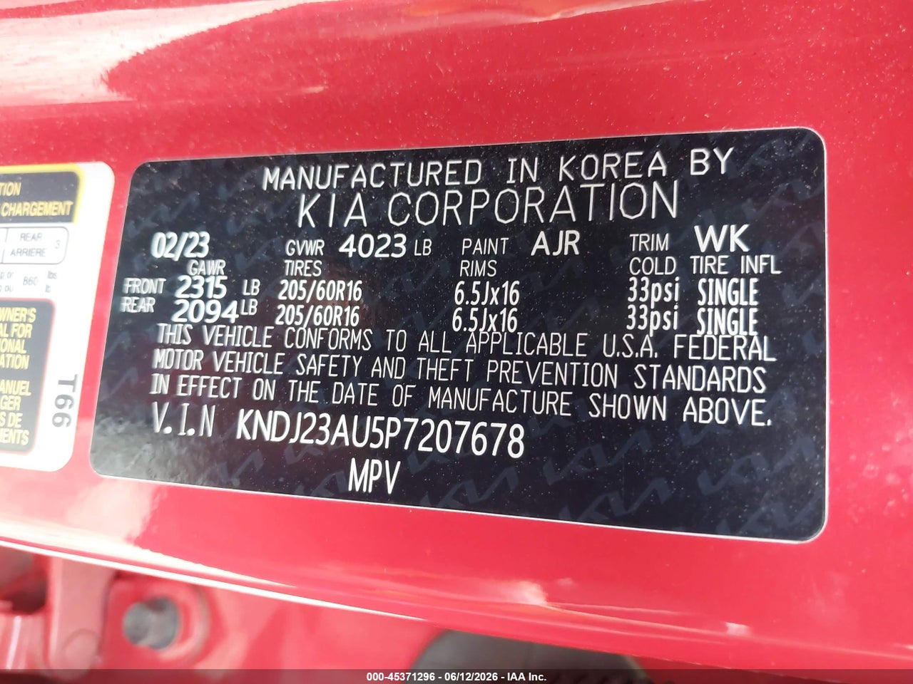 2023 KIA SOUL LX thumbnail 10