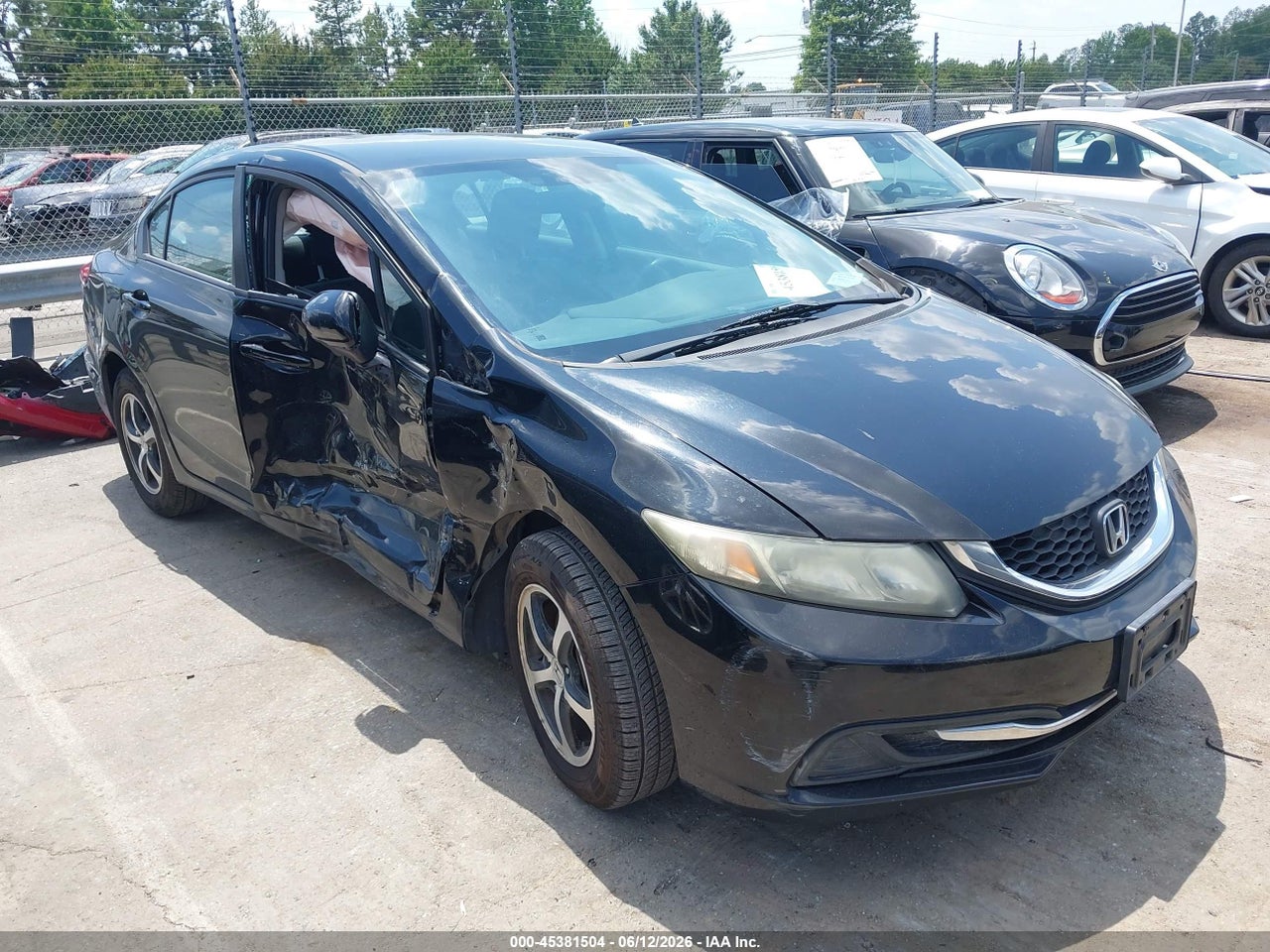 2015 HONDA CIVIC SE thumbnail 2