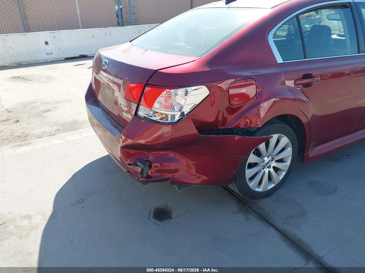 2011 SUBARU LEGACY 2.5I LIMITED thumbnail 7