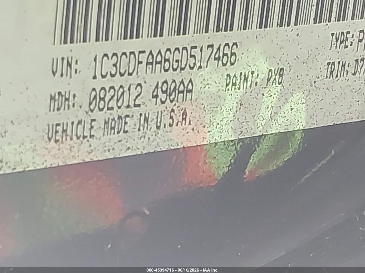 2016 DODGE DART SE thumbnail 10