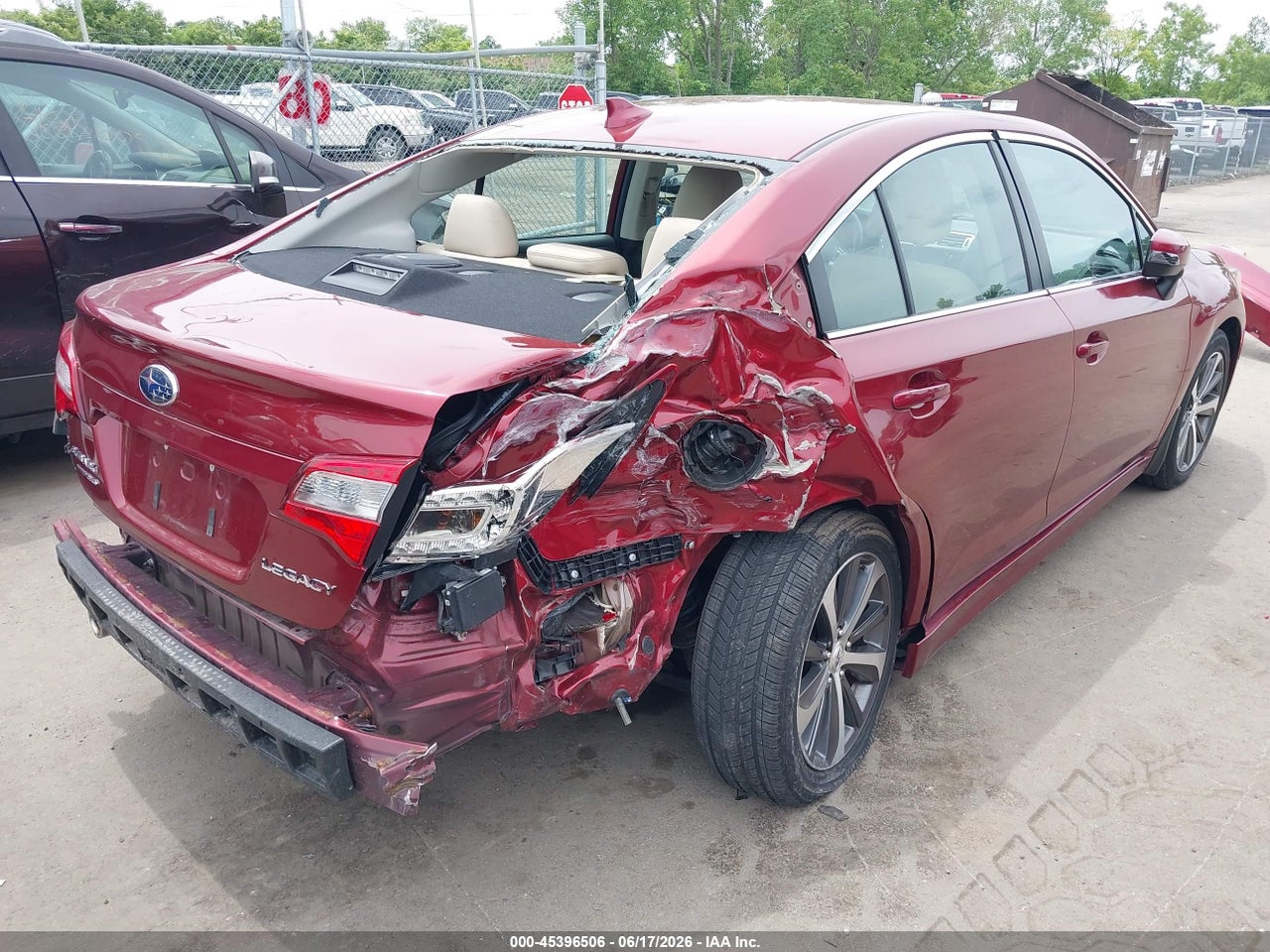 2016 SUBARU LEGACY 2.5I LIMITED thumbnail 5