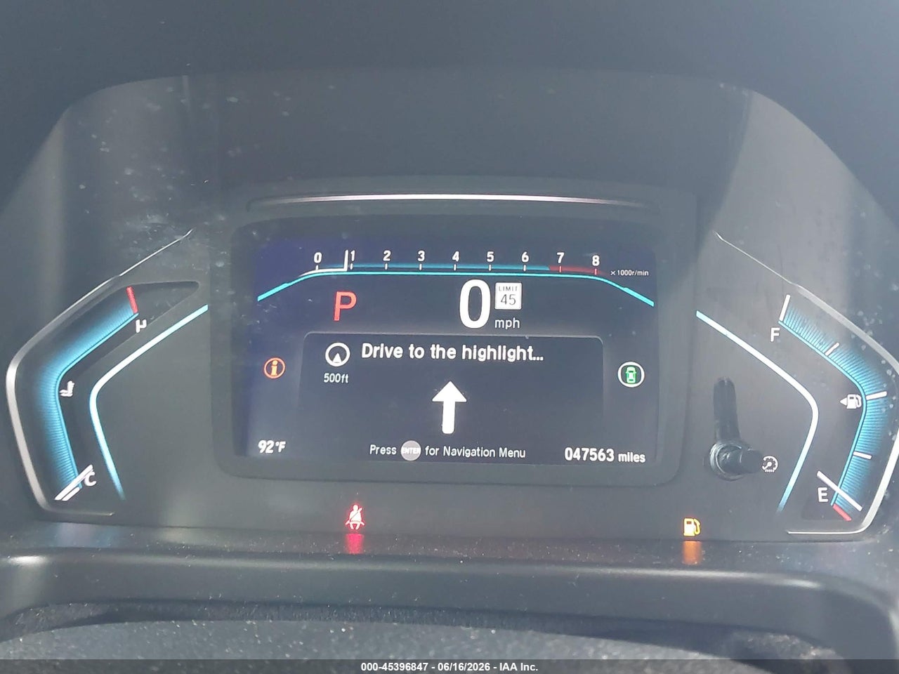 2022 HONDA ODYSSEY TOURING thumbnail 8