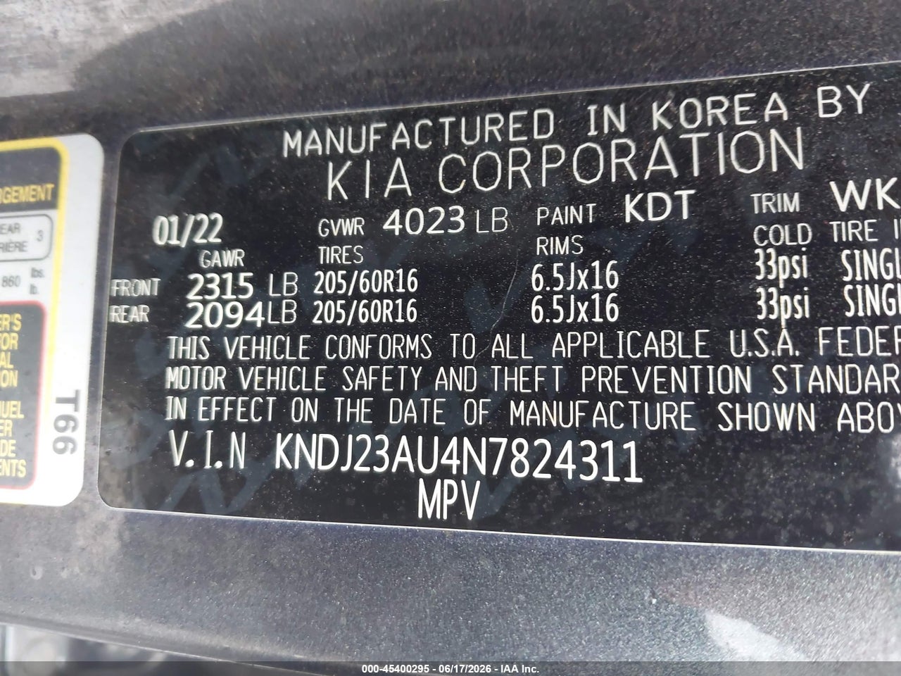 2022 KIA SOUL LX thumbnail 10