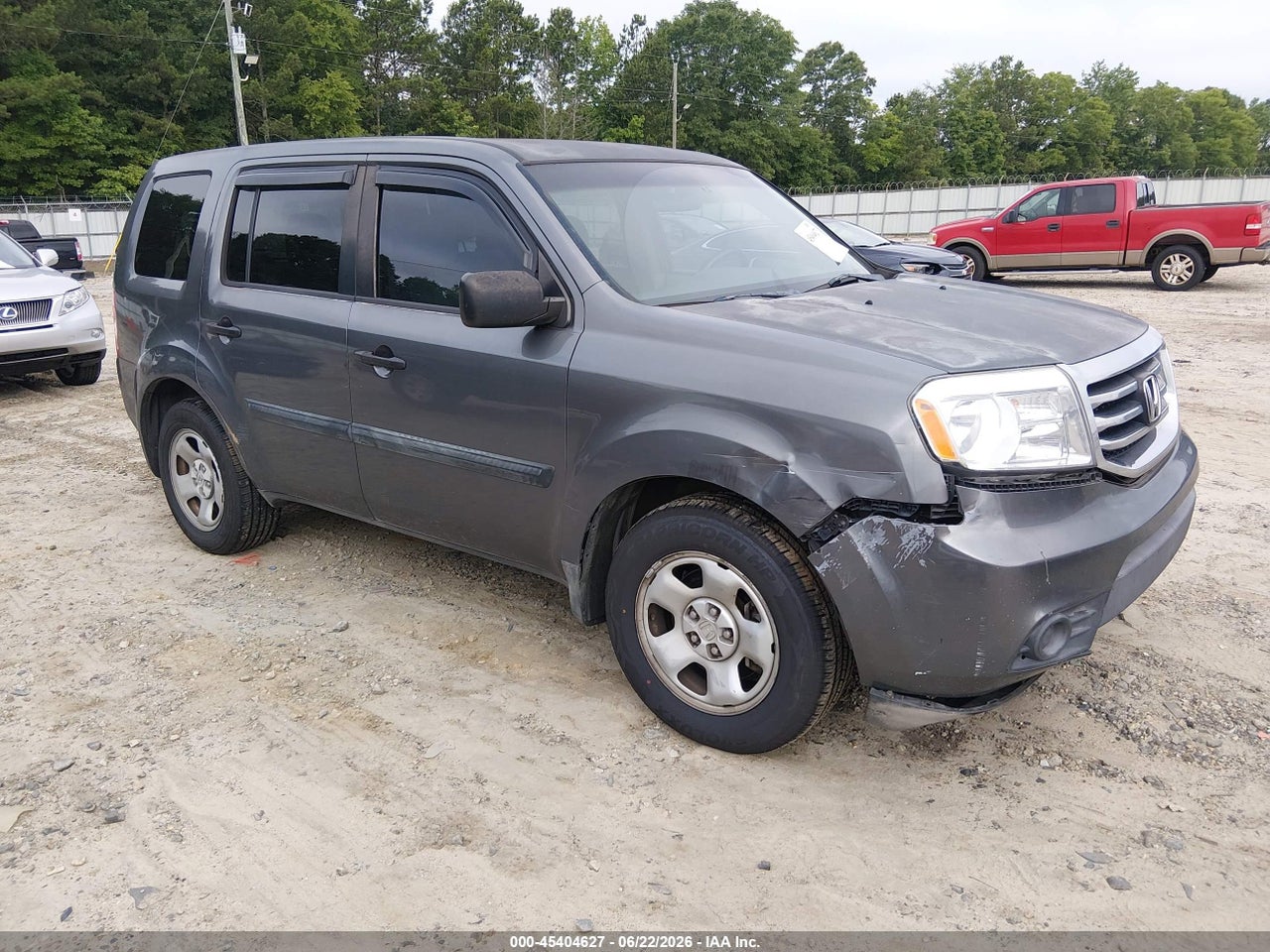 2012 HONDA PILOT LX thumbnail 2