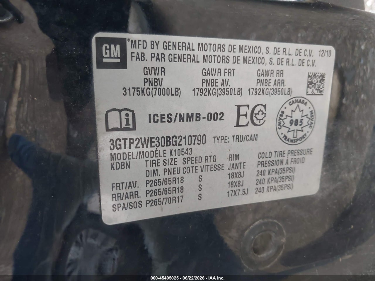 2011 GMC SIERRA 1500 SLT thumbnail 10
