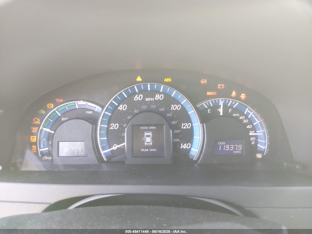 2013 TOYOTA CAMRY HYBRID XLE thumbnail 8