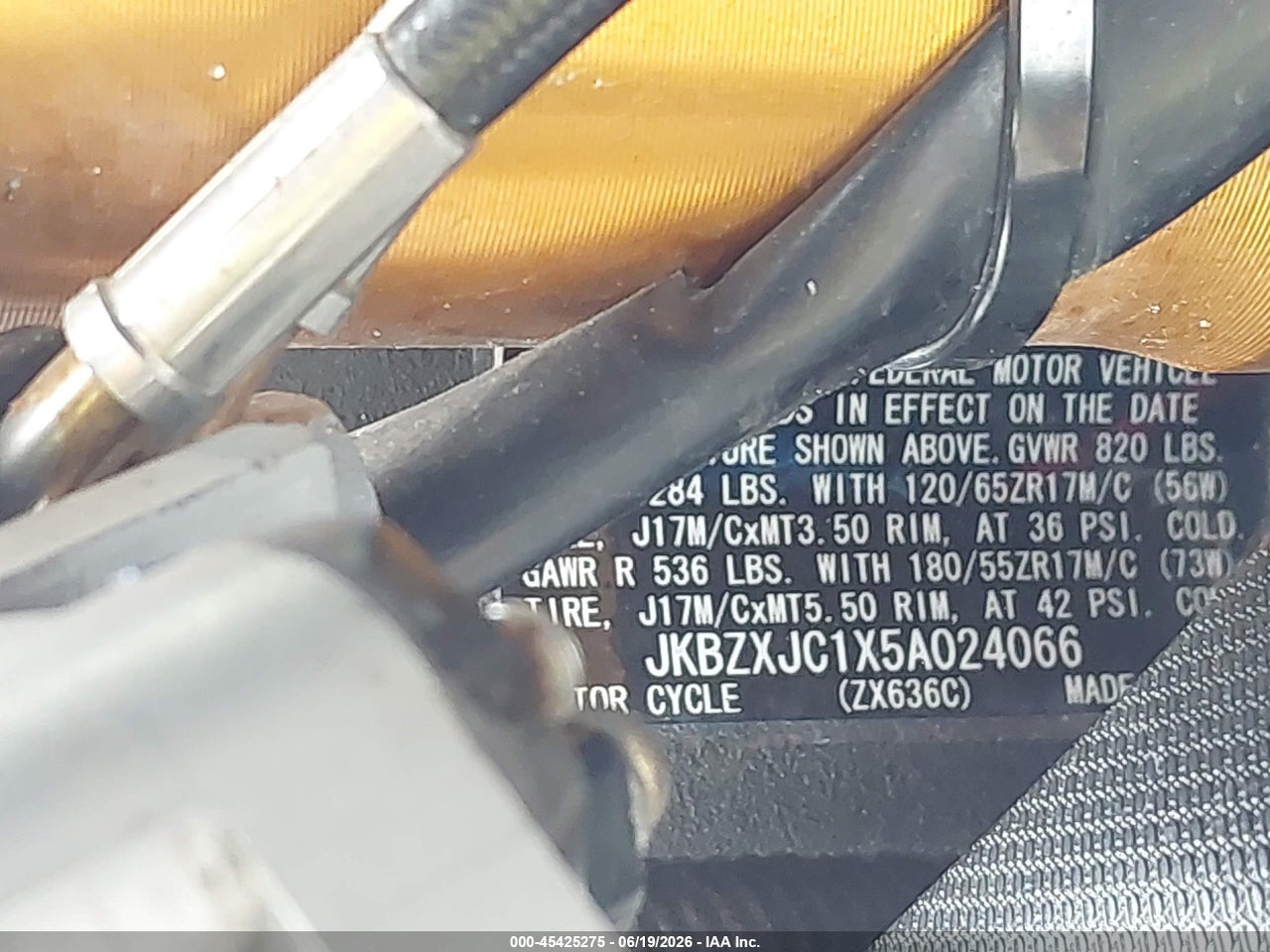 2005 KAWASAKI ZX636 C1 thumbnail 11