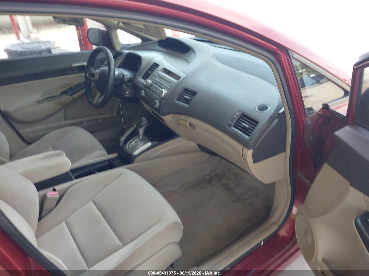 2009 HONDA CIVIC LX · 5/12
