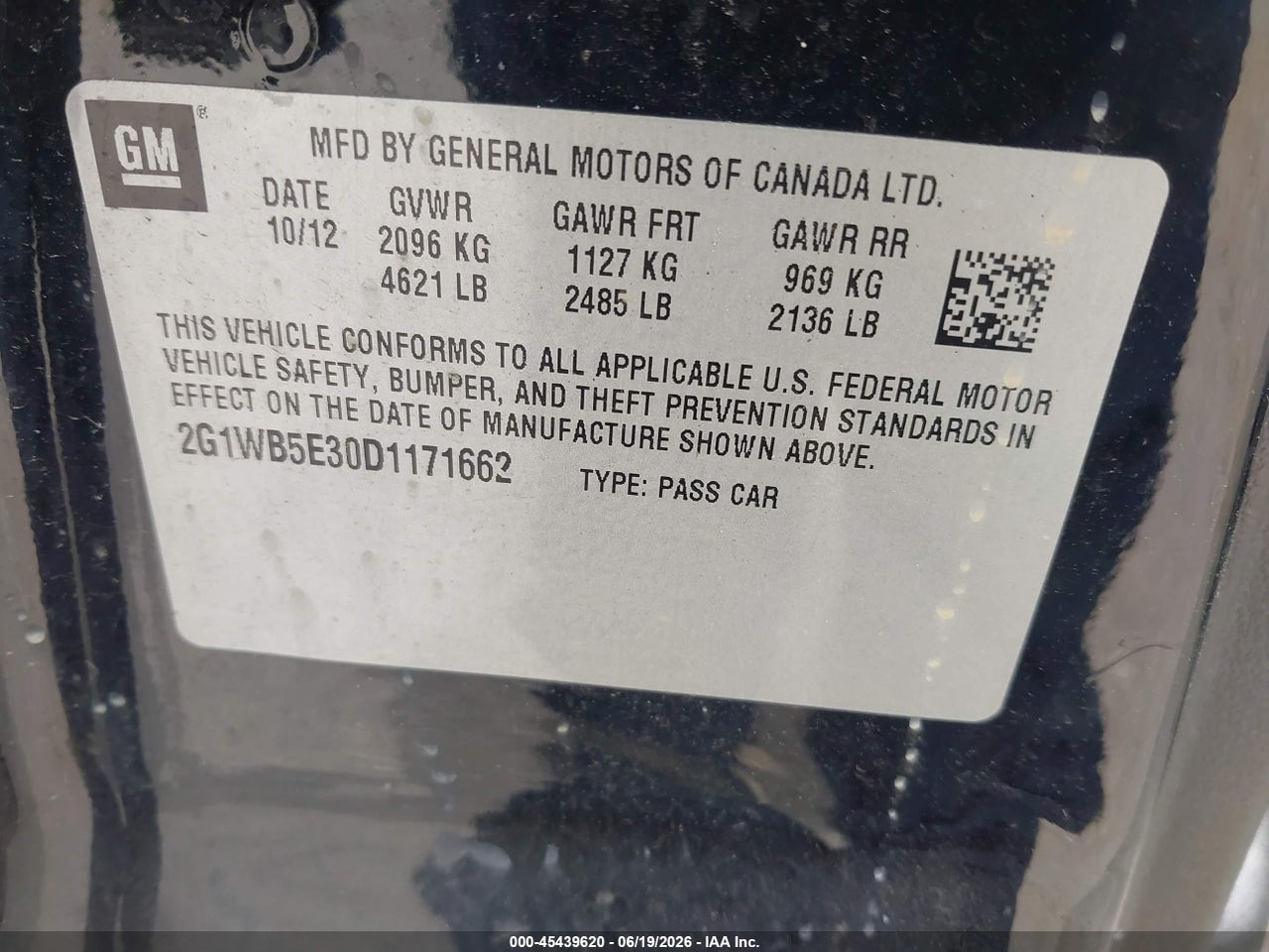 2013 CHEVROLET IMPALA LT thumbnail 10