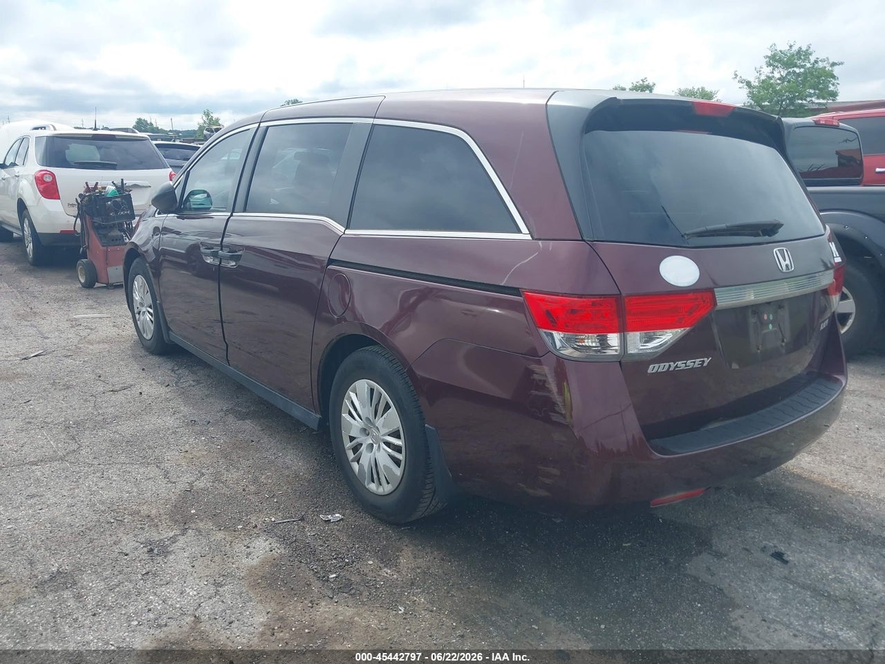 2014 HONDA ODYSSEY LX thumbnail 4