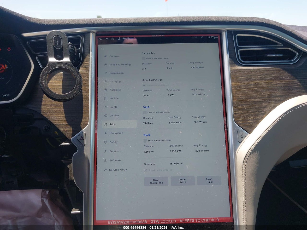 2015 TESLA MODEL S 70D/85D/P85D thumbnail 8