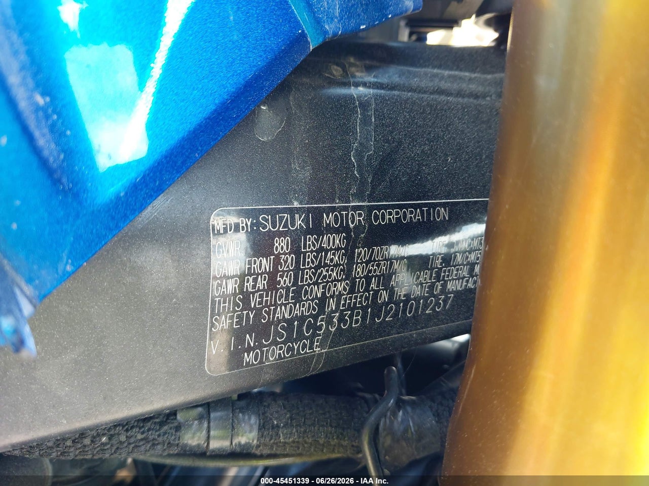2018 SUZUKI GSX-S750 M/Z thumbnail 11