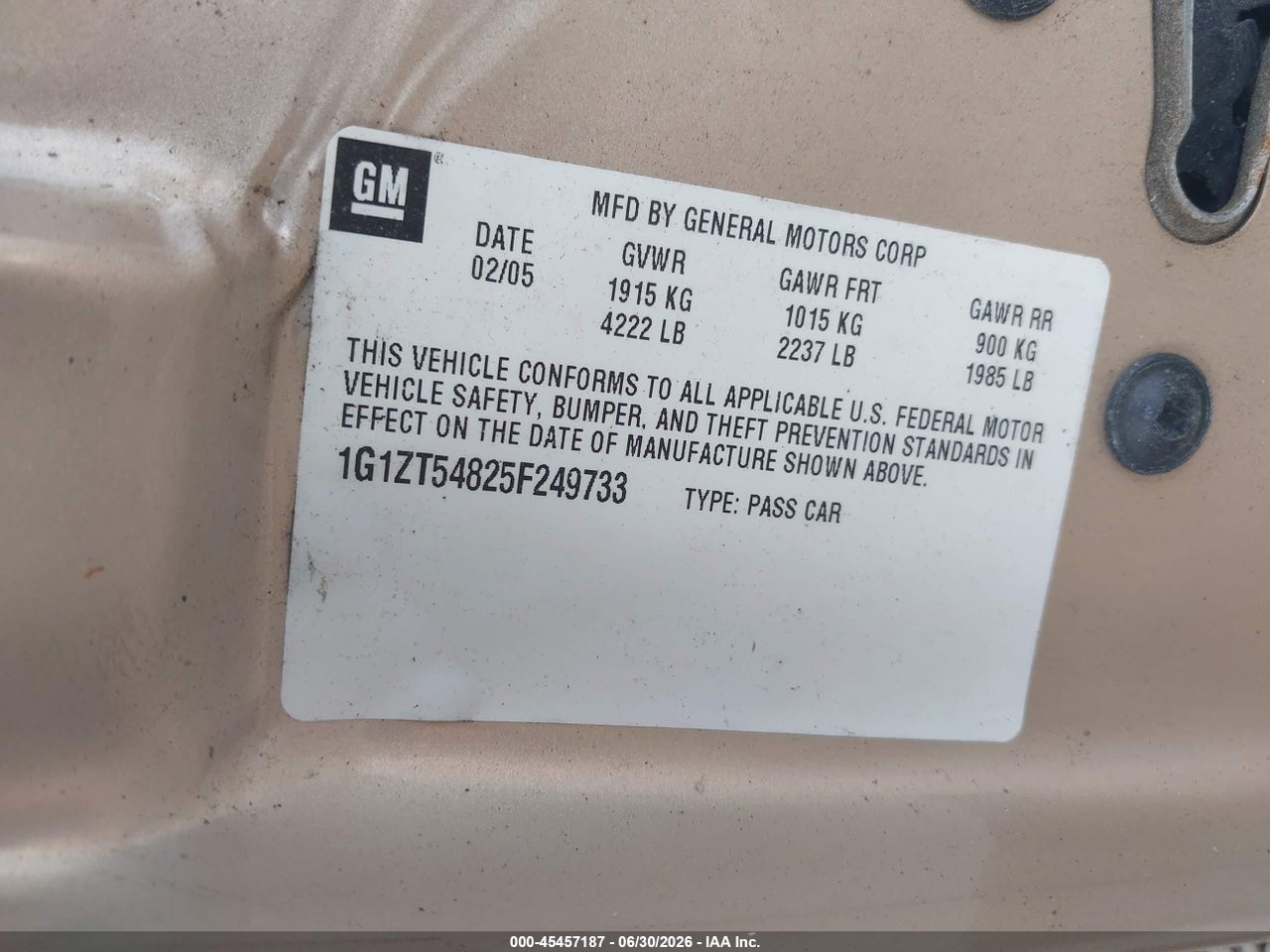 2005 CHEVROLET MALIBU LS thumbnail 10