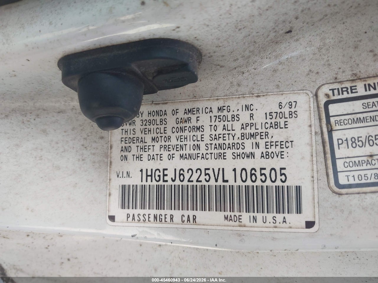 1997 HONDA CIVIC DX thumbnail 10