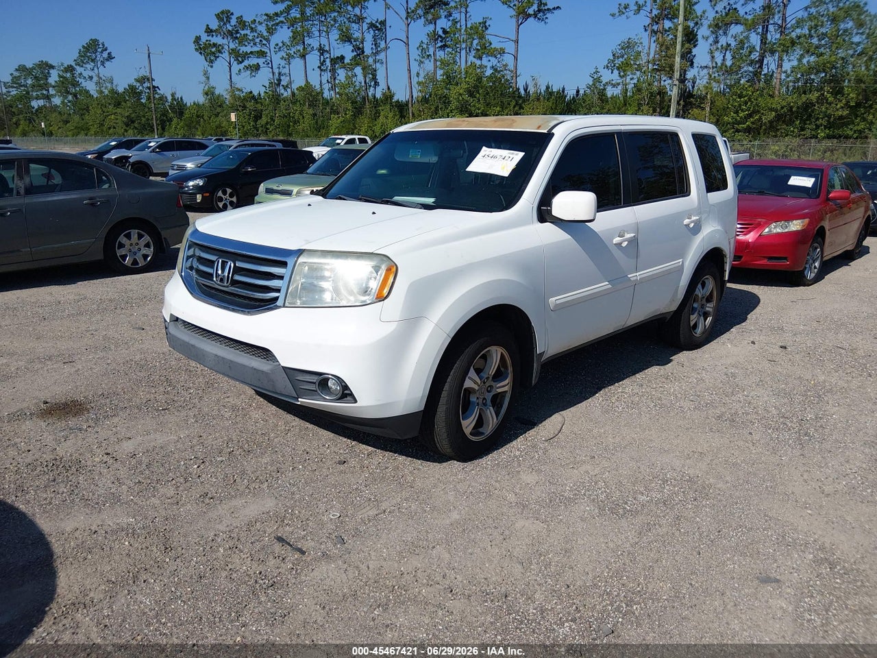 2013 HONDA PILOT EX thumbnail 3