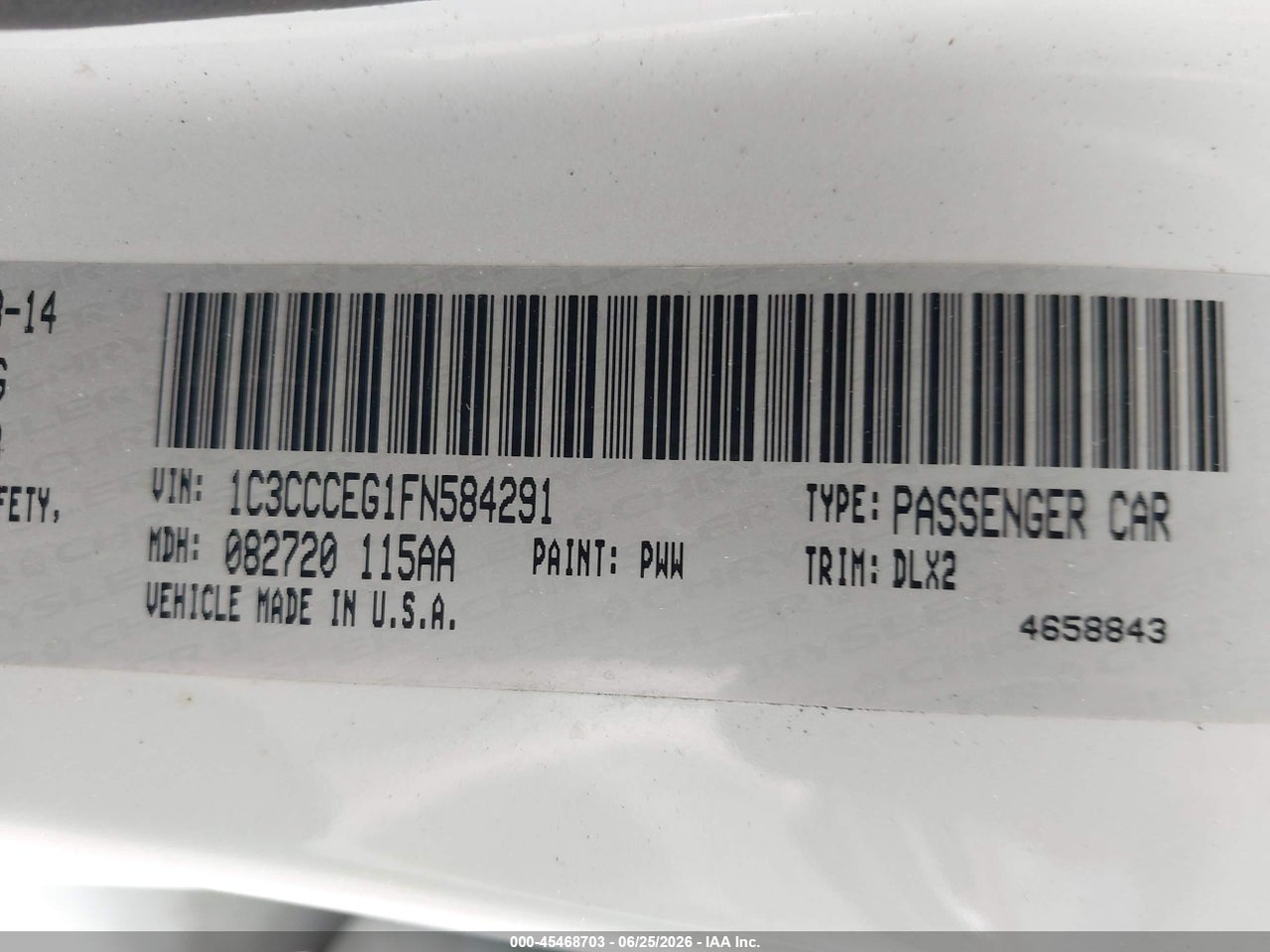 2015 CHRYSLER 200 C thumbnail 10