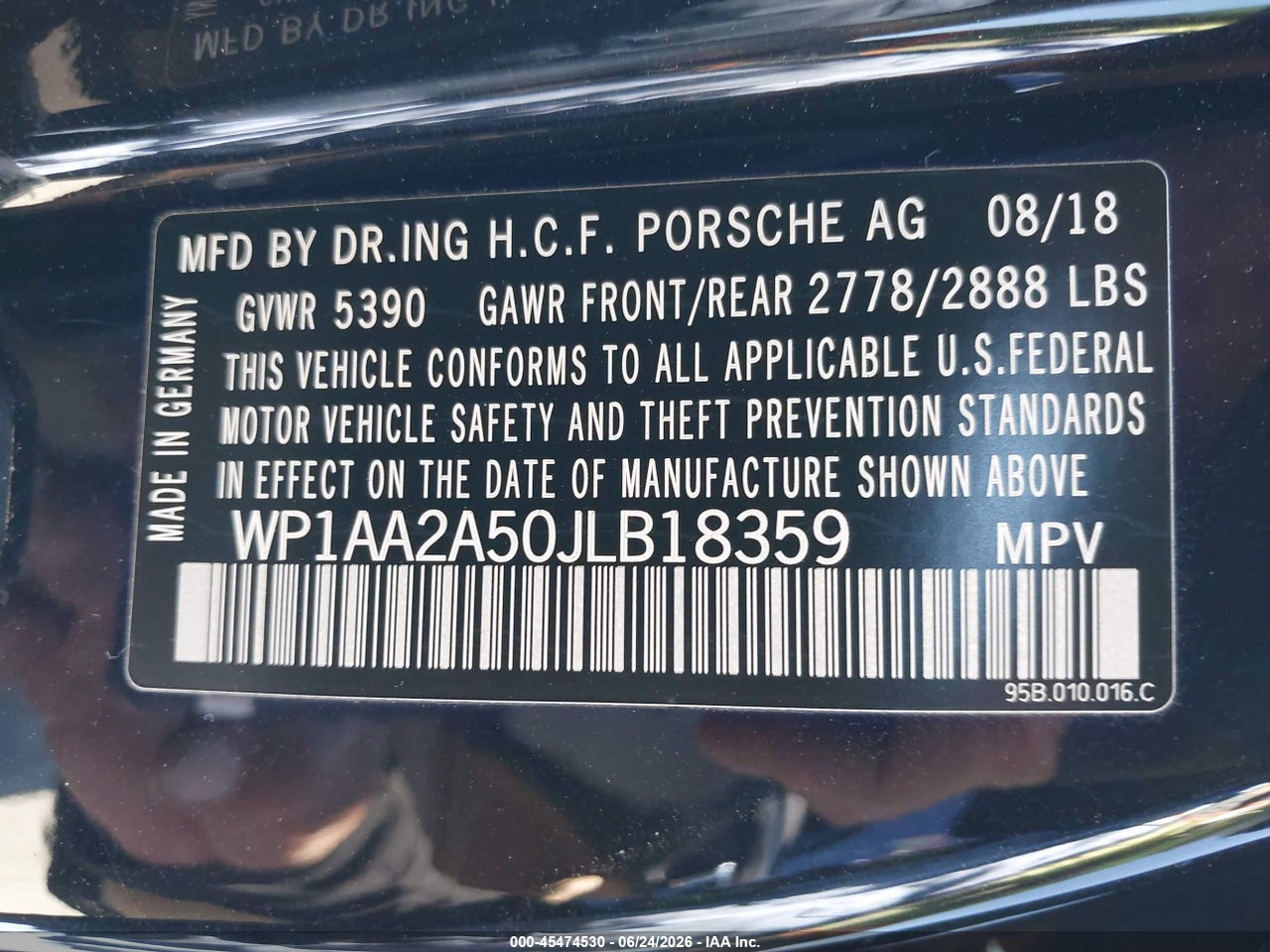 2018 PORSCHE MACAN SPORT EDITION thumbnail 10