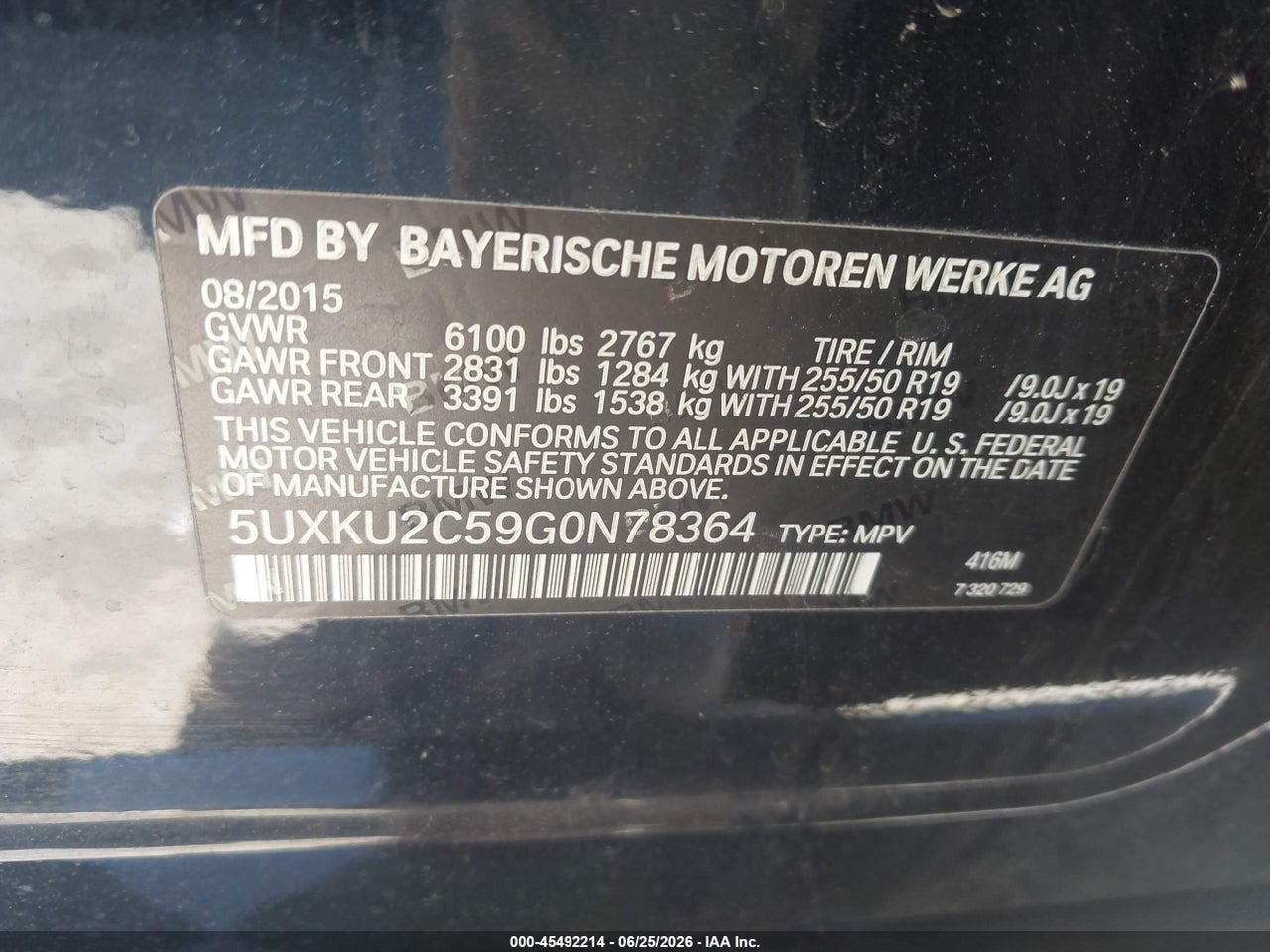 2016 BMW X6 XDRIVE35I thumbnail 10