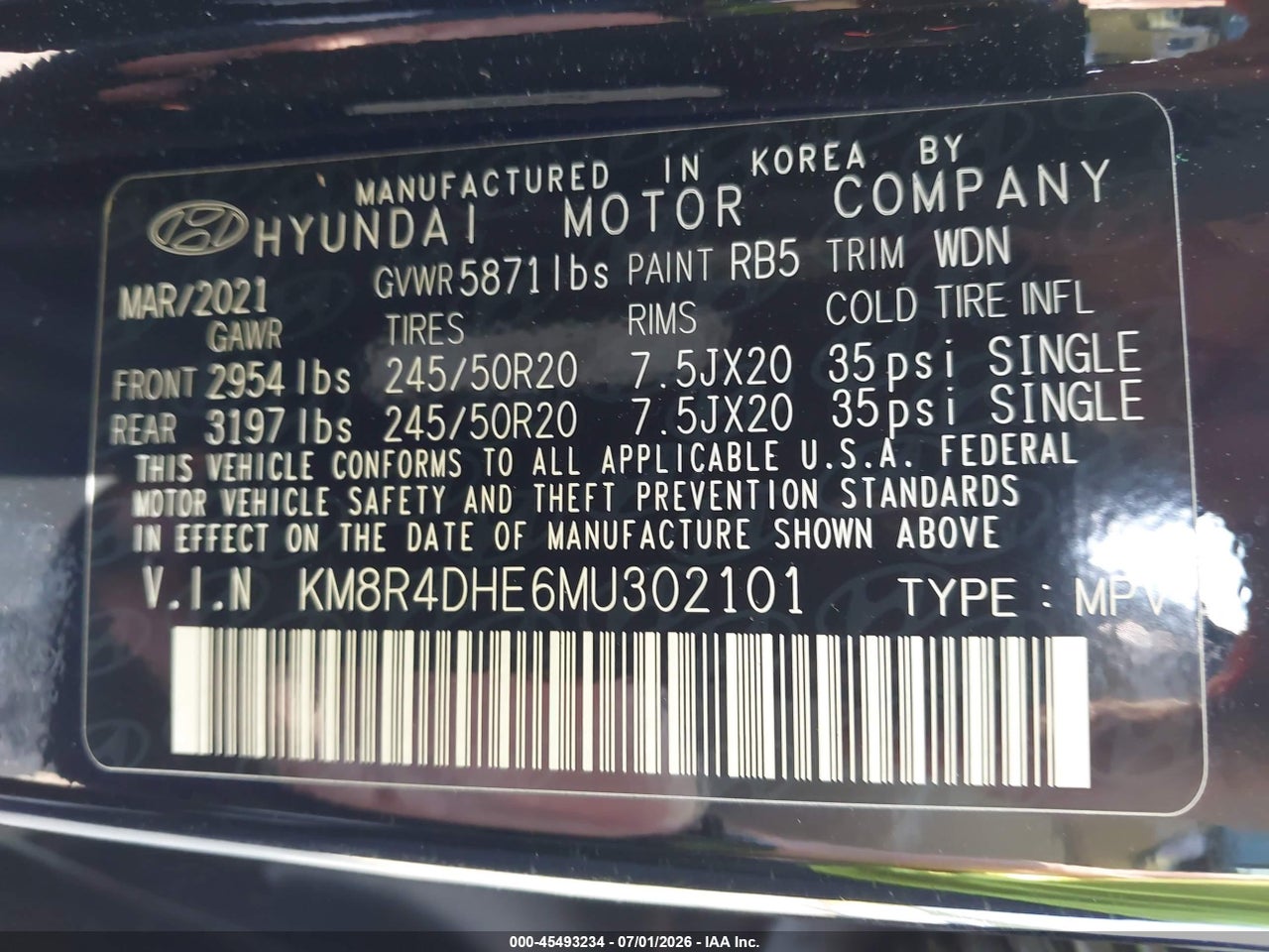 2021 HYUNDAI PALISADE SEL thumbnail 10