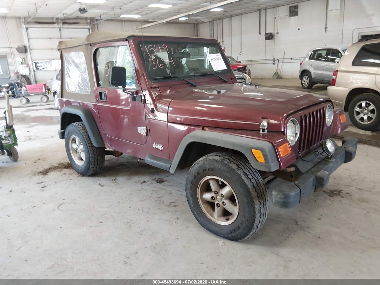 2001 JEEP WRANGLER SE thumbnail 2