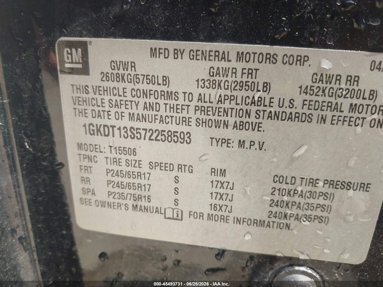 2007 GMC ENVOY SLT thumbnail 10