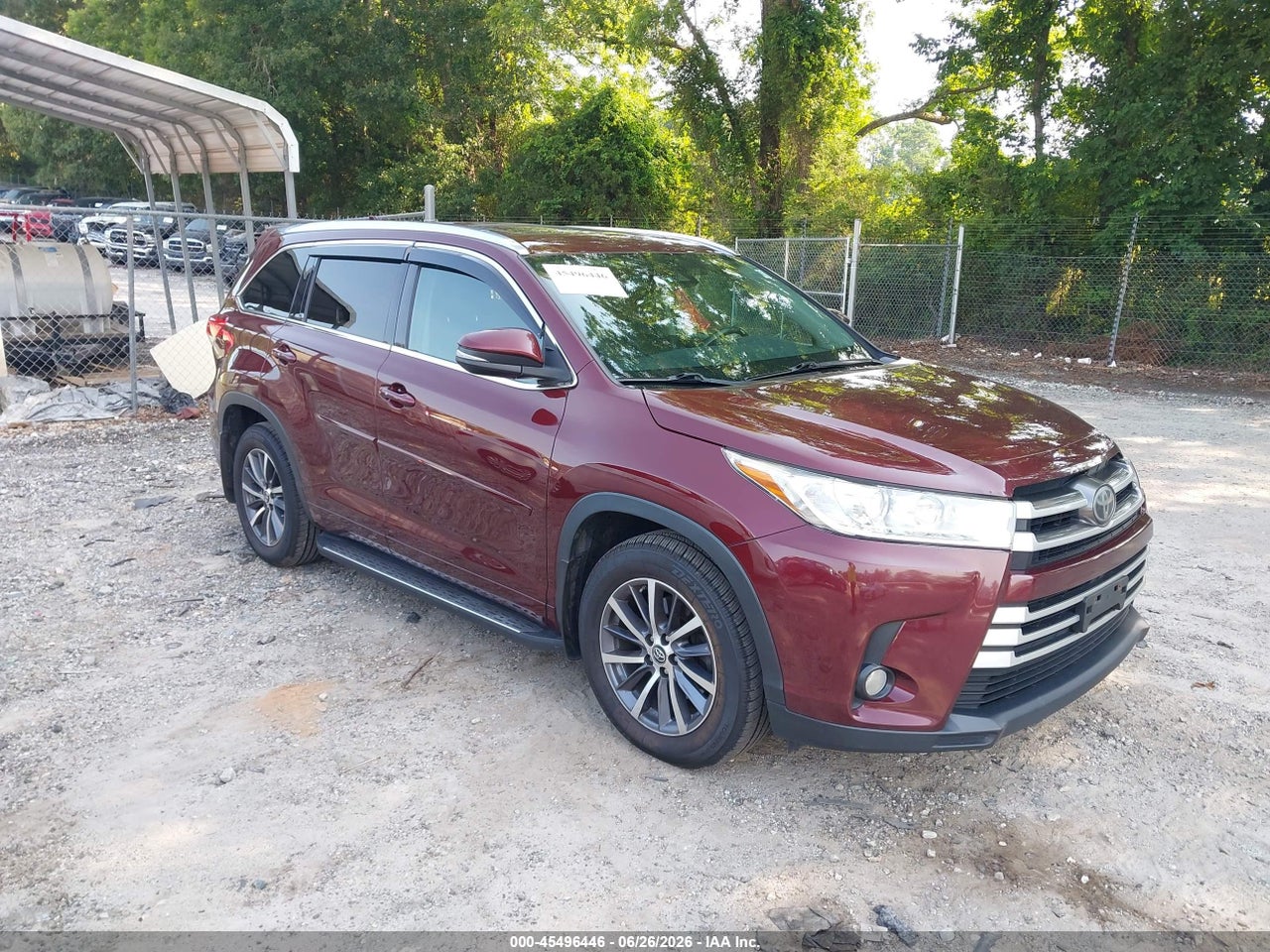 2017 TOYOTA HIGHLANDER XLE thumbnail 2