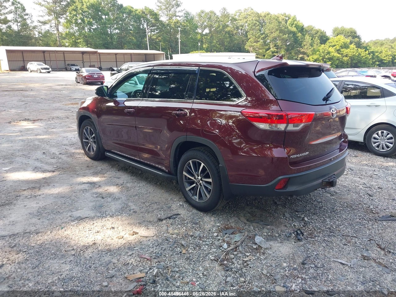 2017 TOYOTA HIGHLANDER XLE thumbnail 4