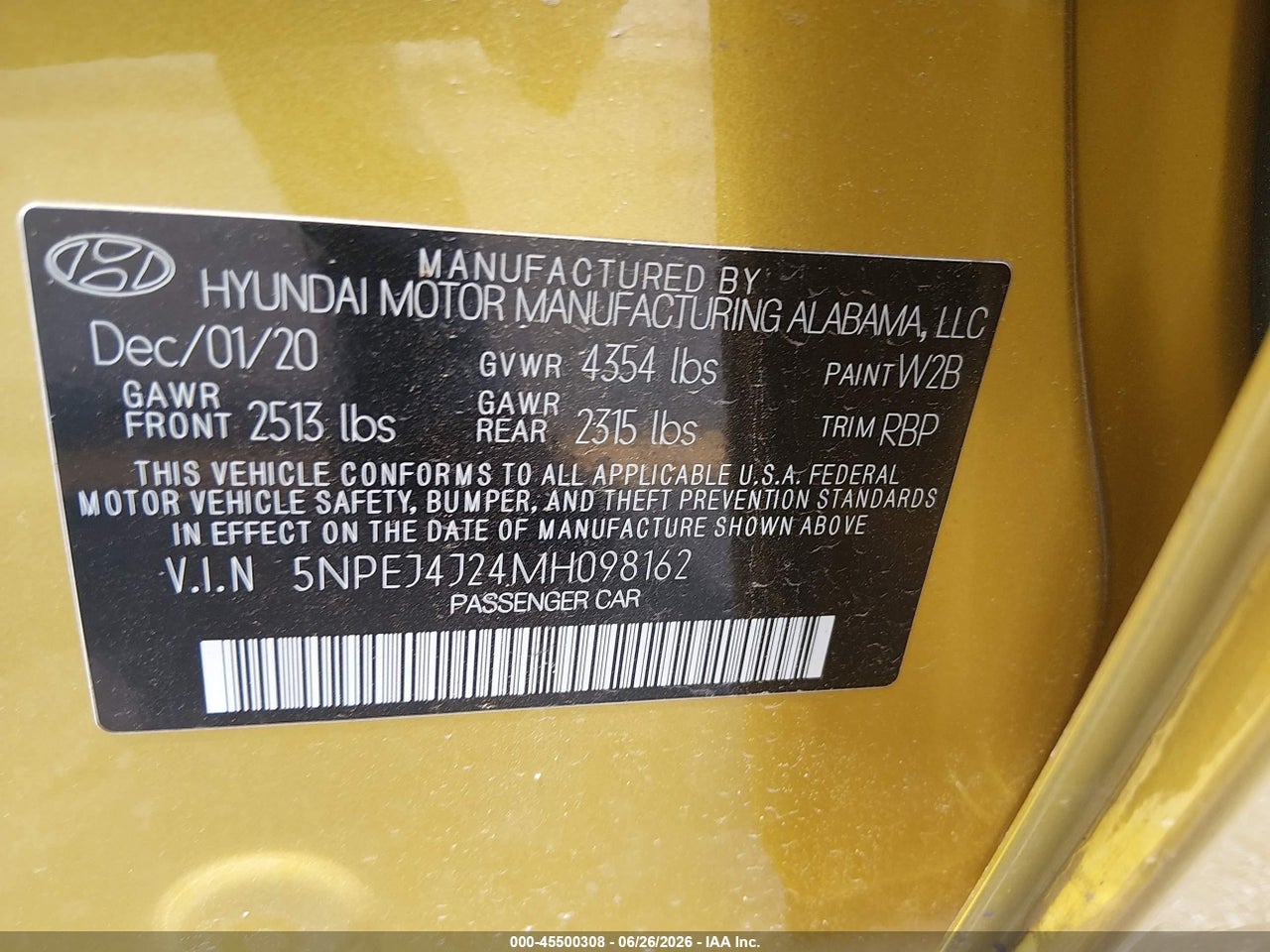 2021 HYUNDAI SONATA SEL PLUS thumbnail 10