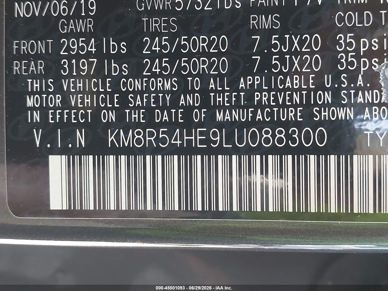 2020 HYUNDAI PALISADE LIMITED thumbnail 10
