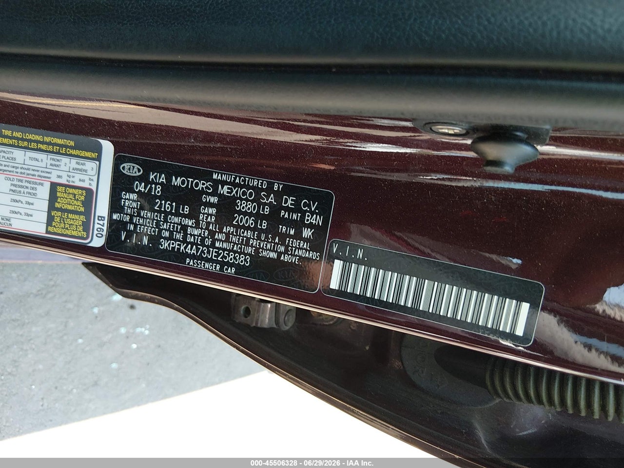 2018 KIA FORTE LX thumbnail 10