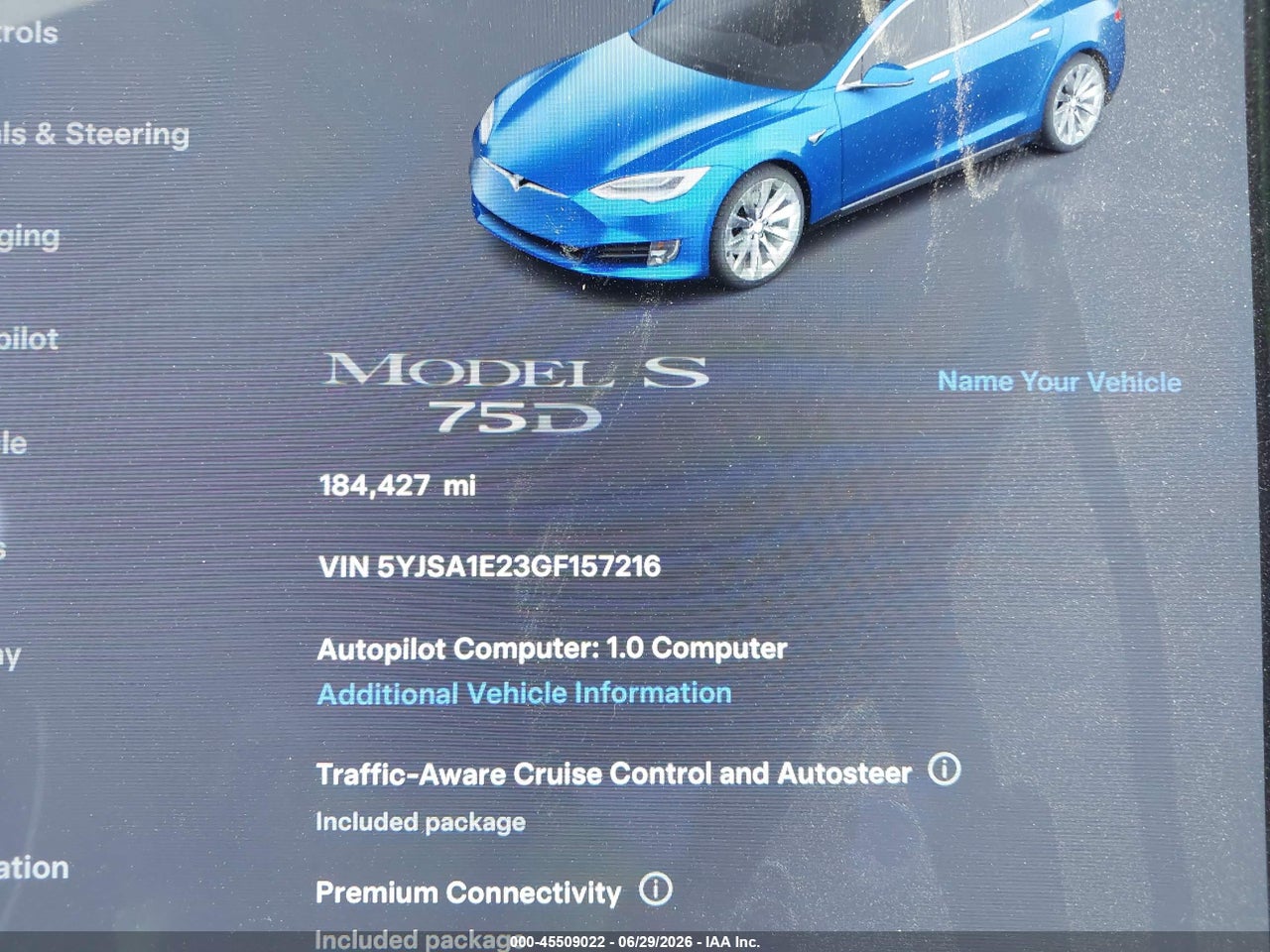 2016 TESLA MODEL S 60D/70D/75D/85D/90D thumbnail 8
