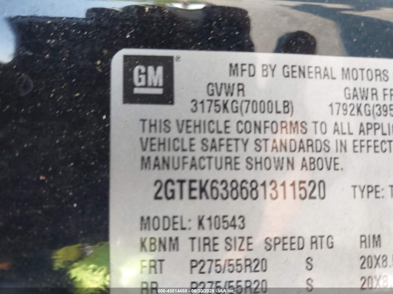 2008 GMC SIERRA 1500 DENALI thumbnail 10