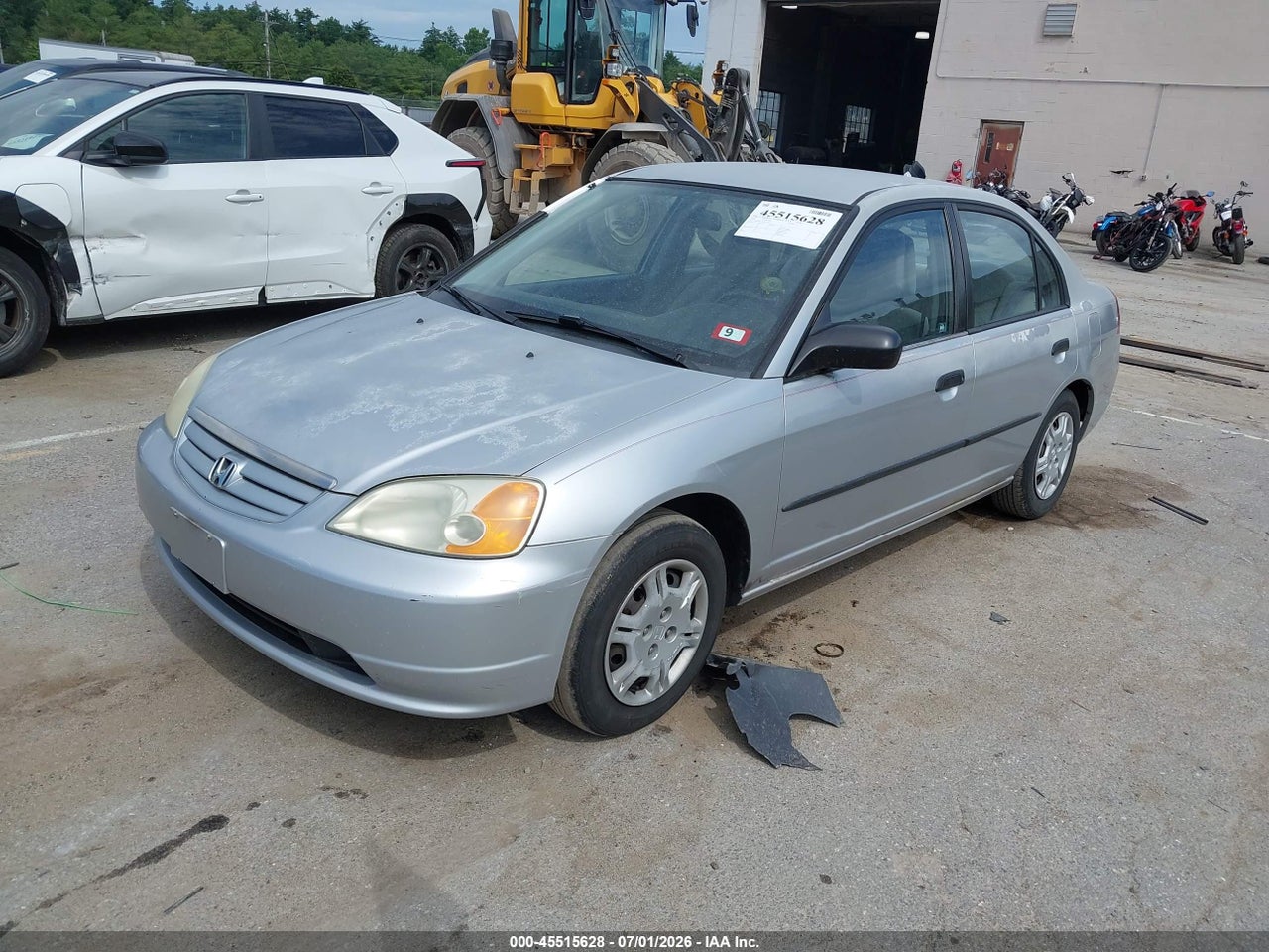 2002 HONDA CIVIC DX thumbnail 3