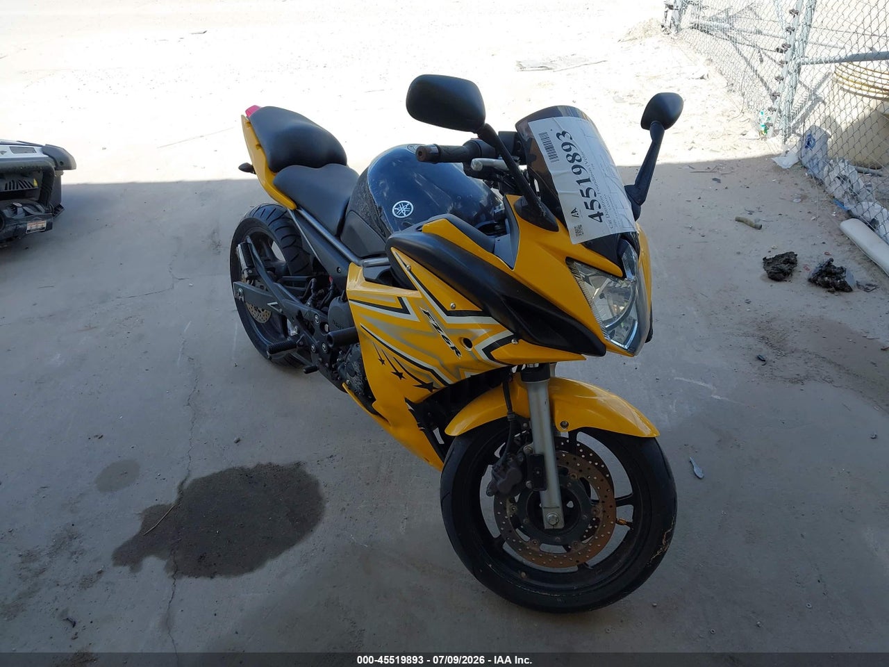 2009 YAMAHA FZ6 R thumbnail 2