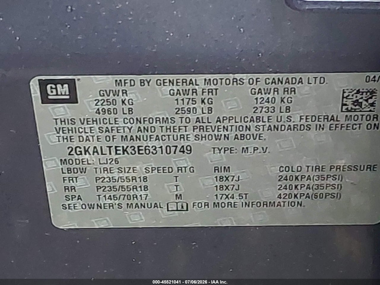 2014 GMC TERRAIN SLT-2 thumbnail 10