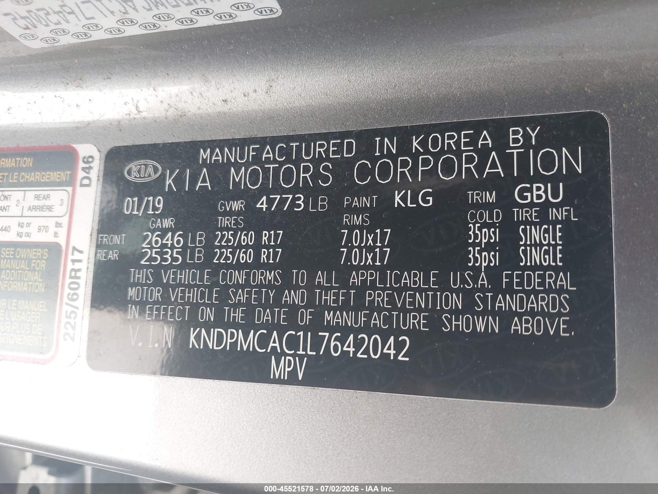 2020 KIA SPORTAGE LX thumbnail 10
