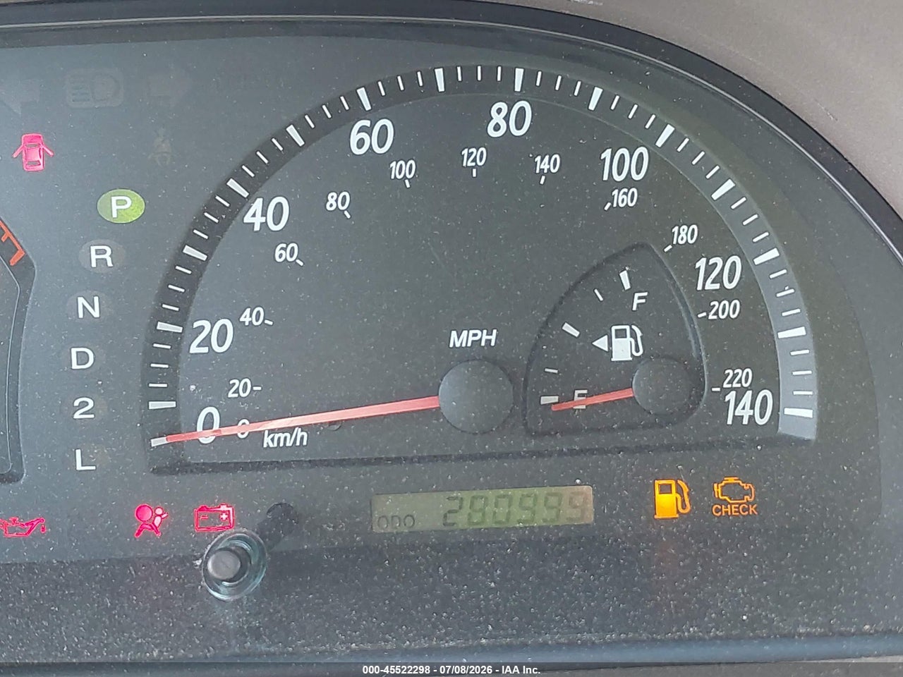 2003 TOYOTA CAMRY XLE thumbnail 8
