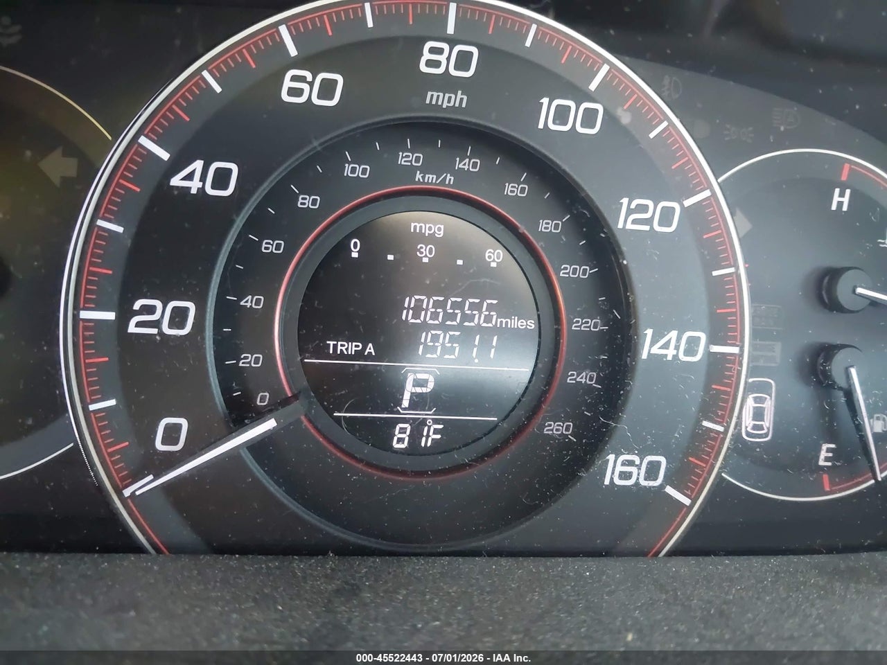 2013 HONDA ACCORD EX thumbnail 8