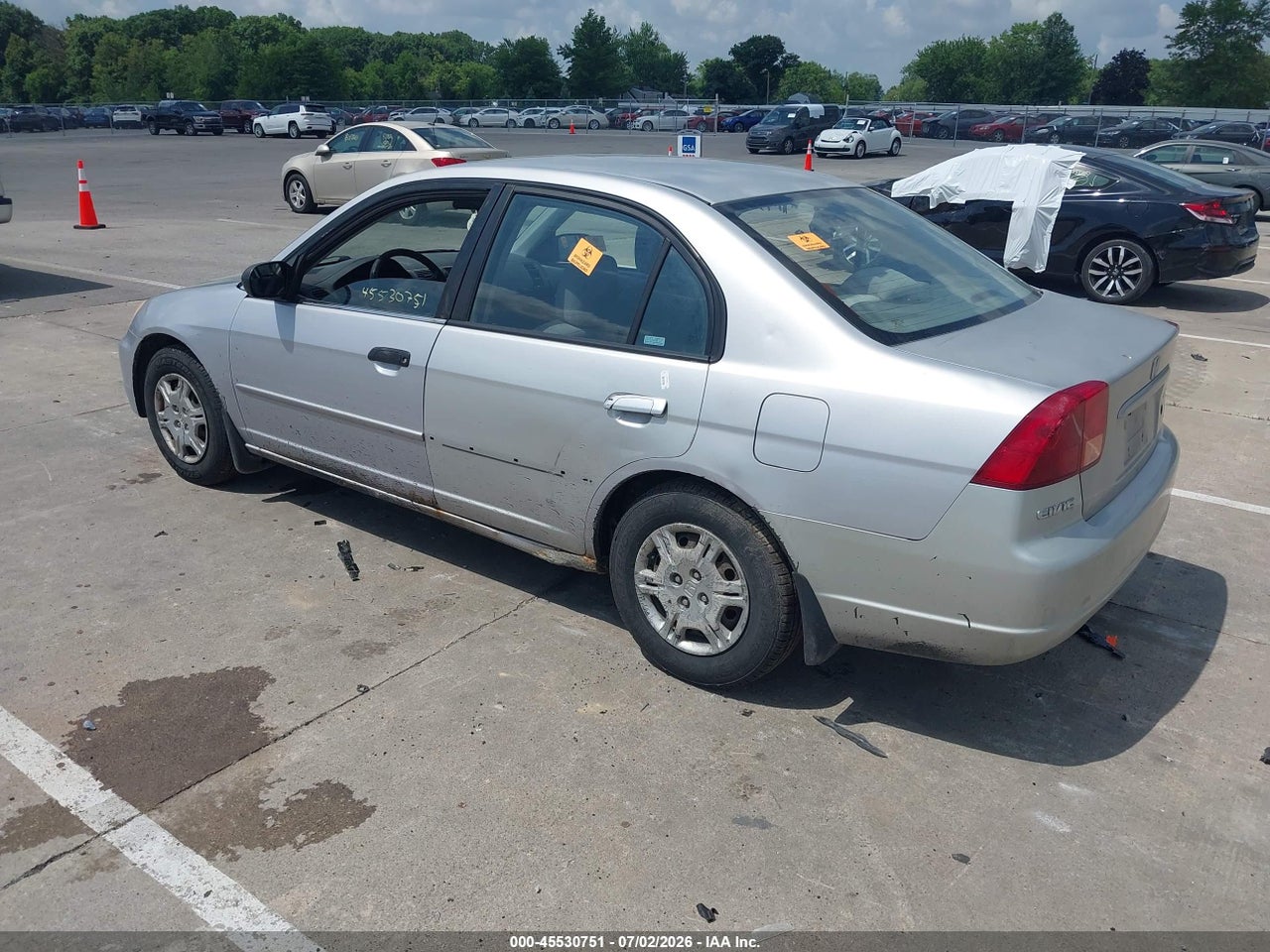 2001 HONDA CIVIC LX thumbnail 4