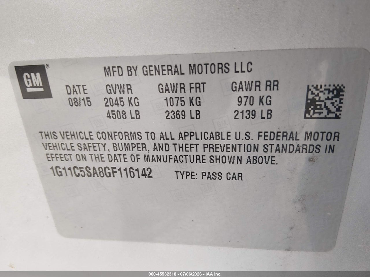2016 CHEVROLET MALIBU LIMITED LT thumbnail 10