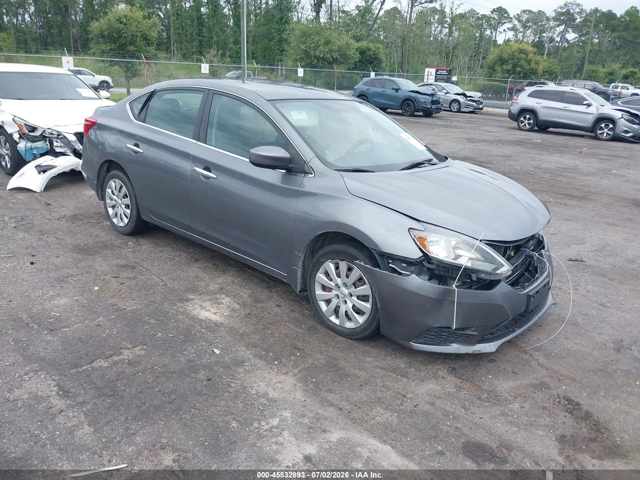 2017 NISSAN SENTRA S thumbnail 2