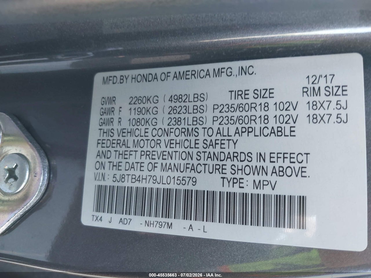2018 ACURA RDX ADVANCE PACKAGE thumbnail 10