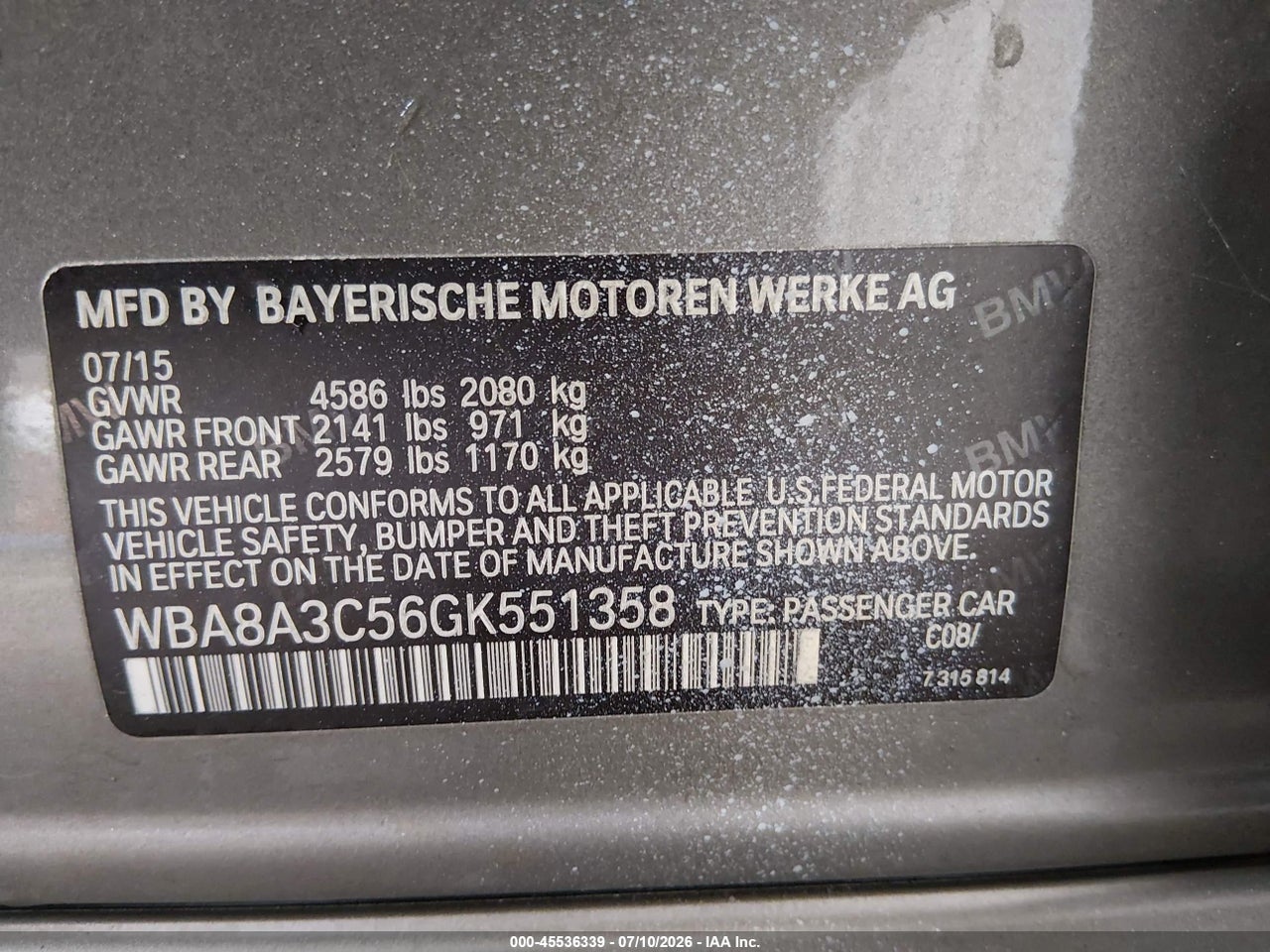 2016 BMW 320I XDRIVE thumbnail 10