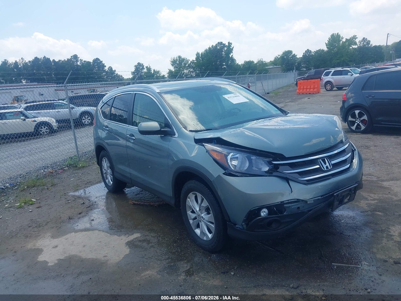 2012 HONDA CR-V EX-L thumbnail 2
