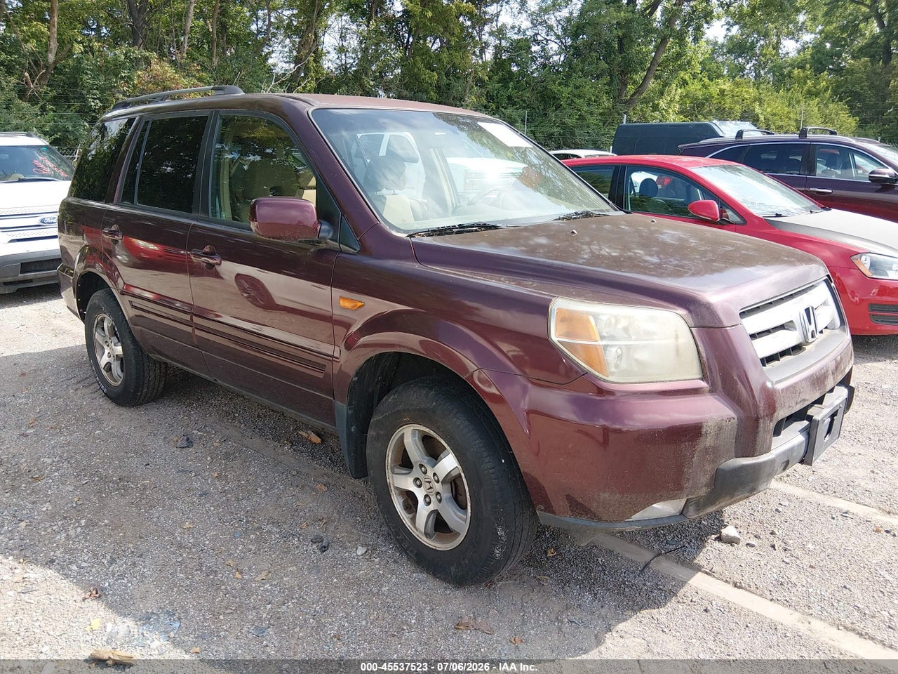2007 HONDA PILOT EX thumbnail 2